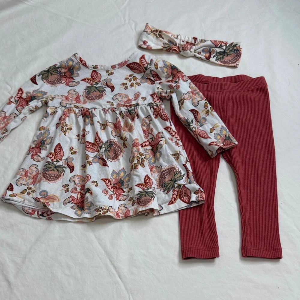 Old Navy Kids Mix & Match Outfit Set with Floral Tops, Overalls and Denim Shorts